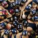 The Michigan team huddles together after beating Indiana on Saturday, April 27. Daniel Brenner I AnnArbor.com